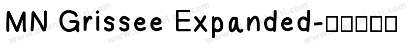 MN Grissee Expanded字体转换